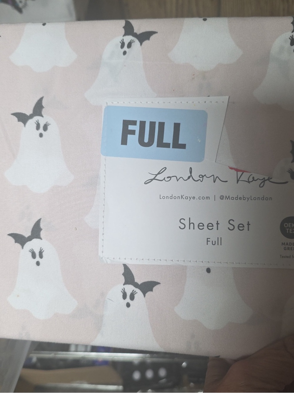 Pink Ghost sheet set